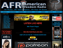 Tablet Screenshot of americanfreedomradio.com